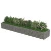 vidaXL Gabion Raised Bed Galvanized Steel 177.2"x35.4"x19.7"