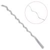 vidaXL 20 pcs Spiral Plant Supports 66.9" Galvanized Steel