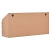vidaXL Chicken Laying Nest 5 Compartments 46.1"x13"x21.3" Solid Pine Wood