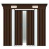 vidaXL Garden Storage Shed Brown 76.4"x47.6"x71.3" Steel