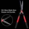 Gardtech Extendable Hedge Trimmer Gardening Shears Set 3PCS - Telescope Hedge Shears;  Mini Garden Shear Pruner Garden Scissors 2pcs - Great for Trimm