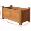 vidaXL Garden Raised Bed Acacia Wood 19.7"x9.8"x9.8"