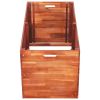 vidaXL Garden Raised Bed Acacia Wood 39.4"x19.7"x19.7"