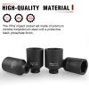7Pcs 1/2" Drive Deep 6-Point Impact Socket Set/Spindle Axle Nut Impact Socket Set; SAE; Cr-Mo; 1-3/8-Inch - 1-3/4-Inch