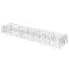 vidaXL Gabion Raised Bed Galvanized Steel 177.2"x35.4"x19.7"
