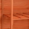 vidaXL Garden Storage Shed 47.2"x19.6"x35.8" Wood