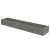vidaXL Gabion Raised Bed Galvanized Steel 177.2"x35.4"x19.7"