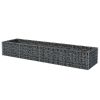 vidaXL Gabion Raised Bed Steel 141.7"x35.4"x19.7"