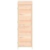 vidaXL Garden Shed 21.7"x20.5"x68.7" Solid Wood Fir