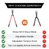 Gardtech Extendable Hedge Trimmer Gardening Shears Set 3PCS - Telescope Hedge Shears;  Mini Garden Shear Pruner Garden Scissors 2pcs - Great for Trimm