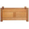 vidaXL Garden Raised Bed Acacia Wood 19.7"x9.8"x9.8"